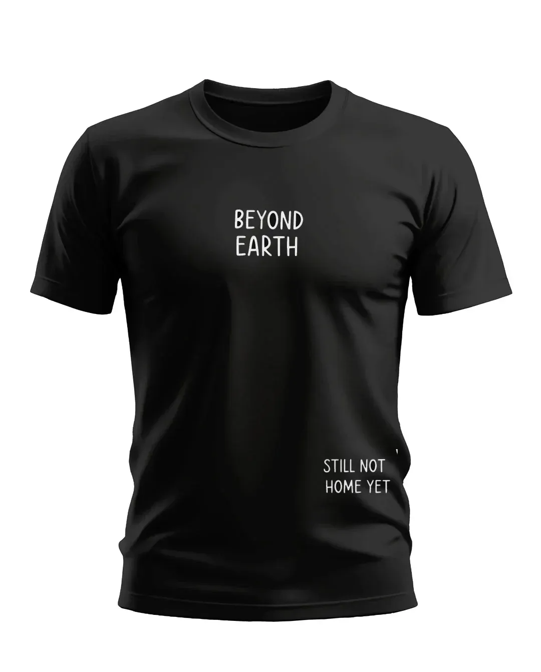 Wild Dragon Men's Regular More Than Earth Rocket T-Shirt