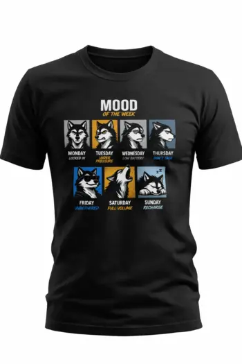 Mood Of The Week Wolf T-Shirt For Men