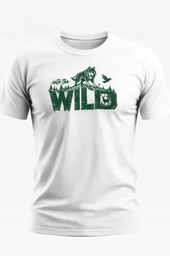 Into the Wild Wolf T-Shirt For Men