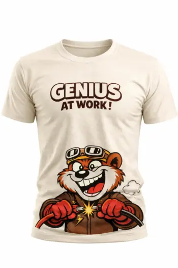Genius at Work T-Shirt For Men