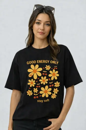 Good Energy Only Oversize T-Shirt For Women