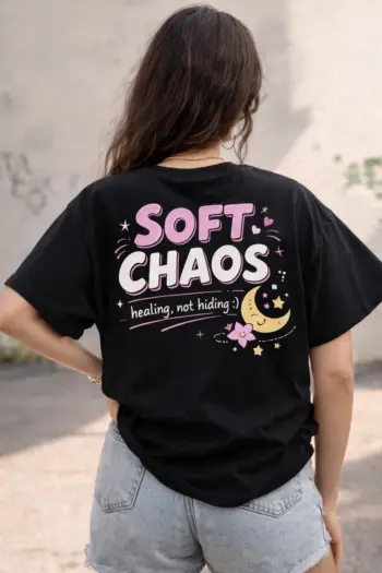 Soft Chaos Oversize T-Shirt For Women