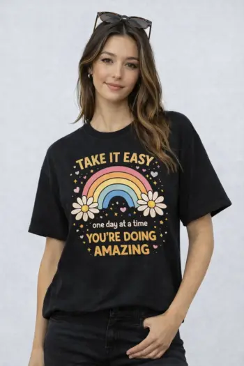 Take It Easy Oversize T-Shirt For Men