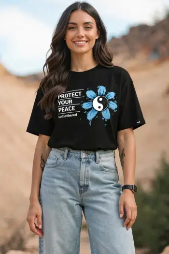 Protect Your Peace Oversize T-Shirt For Women