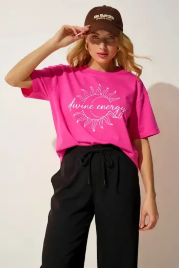 Divine Energy Oversized T-Shirt For Women